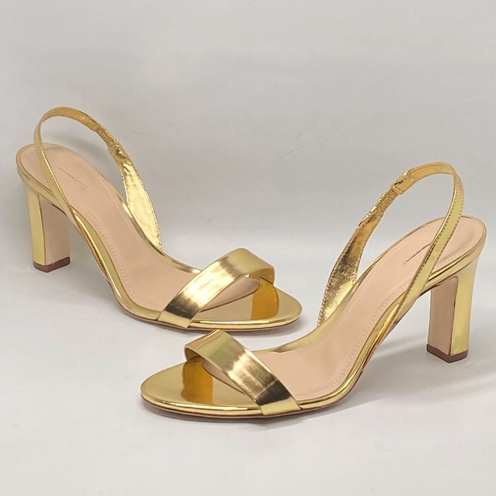 22élevé Slingback 85MM Leather Sandals size 37